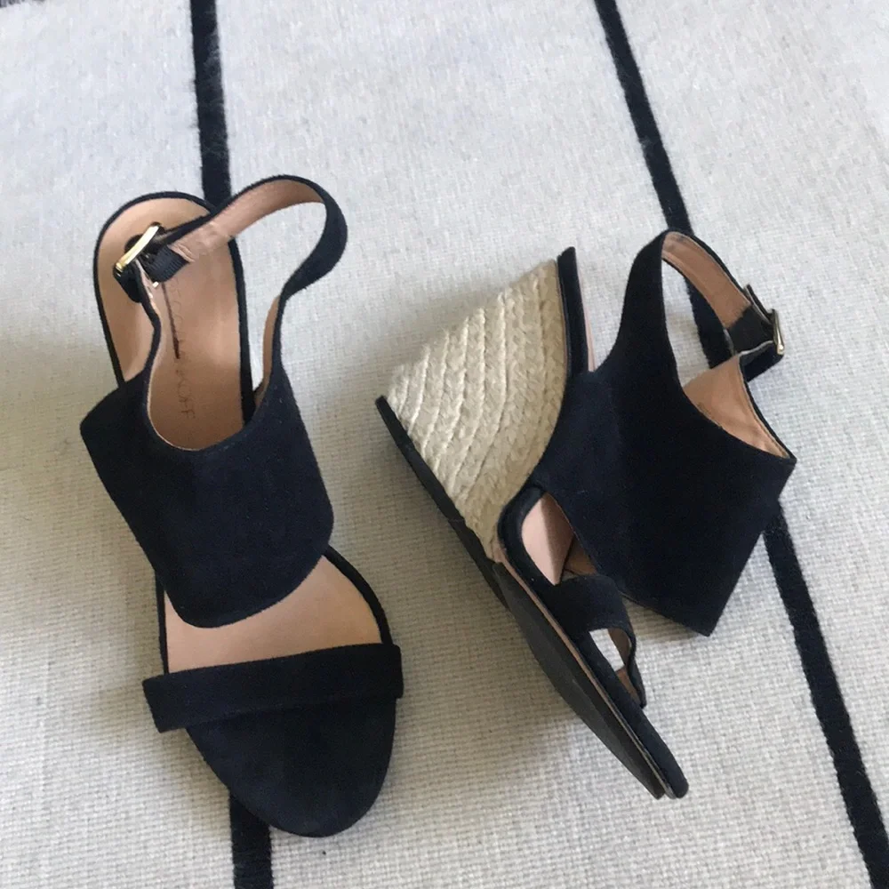 Rebecca Minkoff Espadrille Wedge Sandals - Picture 7 of 8